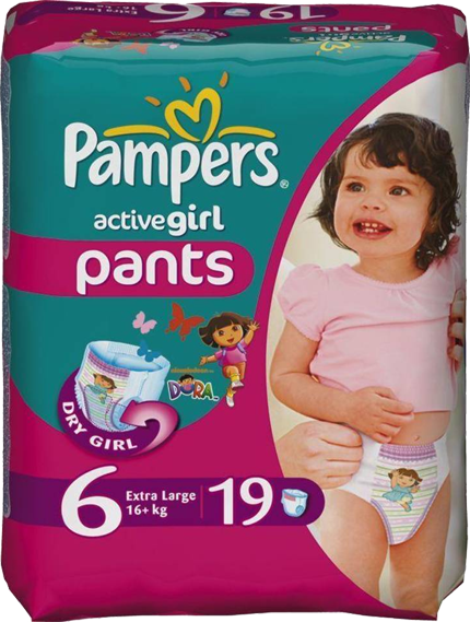 Pampers Active Girl Pants
