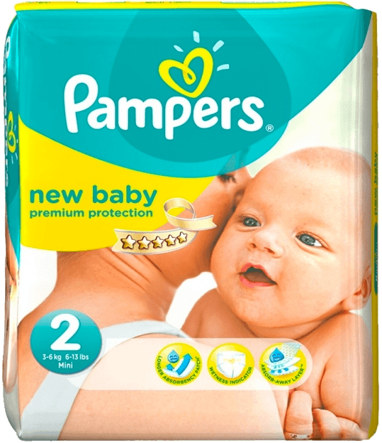 Vergelijkbaar Maand Respectvol Pampers New Baby maat 2 aanbiedingen | Tot 84% korting!